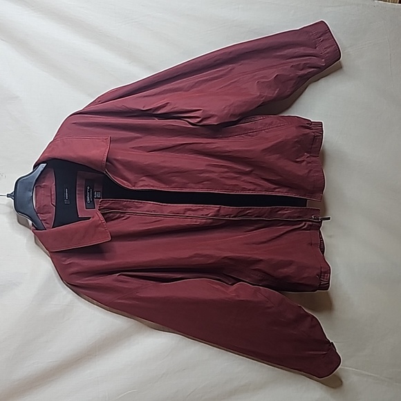 Men Claiborne Outwear Jacket, Size 2XL, Color Burgundy - Picture 2 of 13